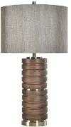 Robinia Walnut Steel Table Lamp