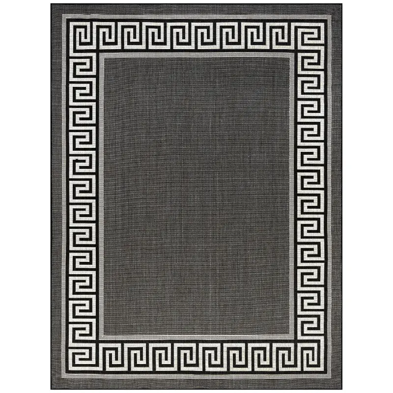 Giovanna Gray 8 x 10 Indoor-Outdoor Area Rug