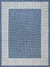 ECO1102 8X10 Elgin 8 x 10 Blue Indoor-Outdoor Area Rug
