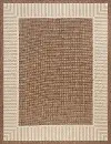 ECO1103 8X10 Elgin 8 x 10 Brown Indoor-Outdoor Area Rug