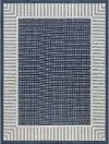 ECO1105 8X10 Elgin 8 x 10 Navy Blue Indoor-Outdoor Area Rug