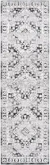 ALH1703 2X8 Aisha 2 x 8 Black Area Rug
