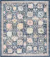 CSW1007 8X10 Alyssa 8 x 10  Navy Blue Area Rug