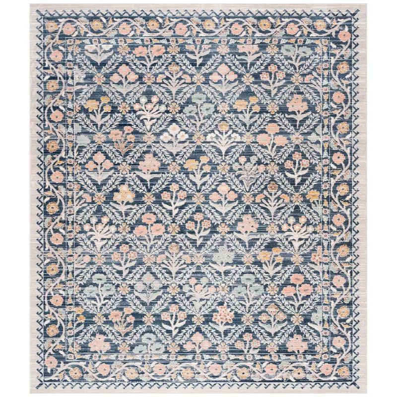 Camilla 8 x 10 Navy Blue Area Rug