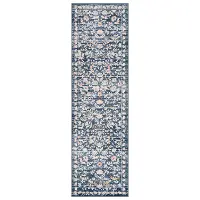 CSW1307 2X8 Helen 2 x 8 Navy Blue Area Rug