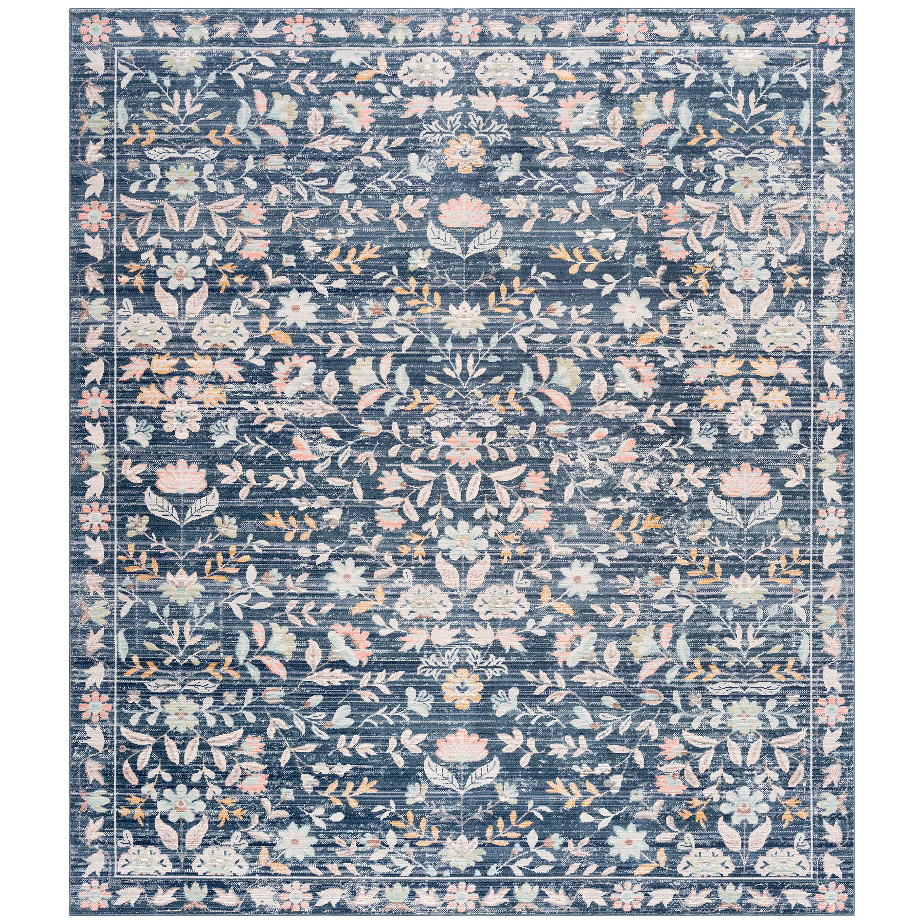CSW1307 8X10 Helen 8 x 10 Navy Blue Area Rug-1