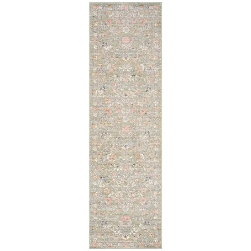Helen 2 x 8 Sage Green Area Rug
