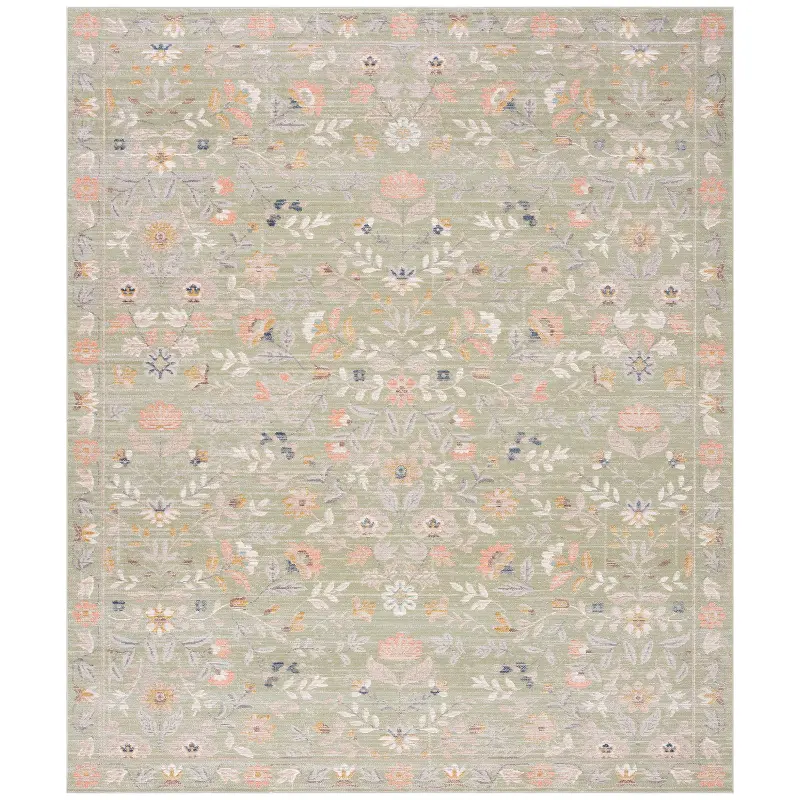 Helen 8 x 10 Sage Green Area Rug