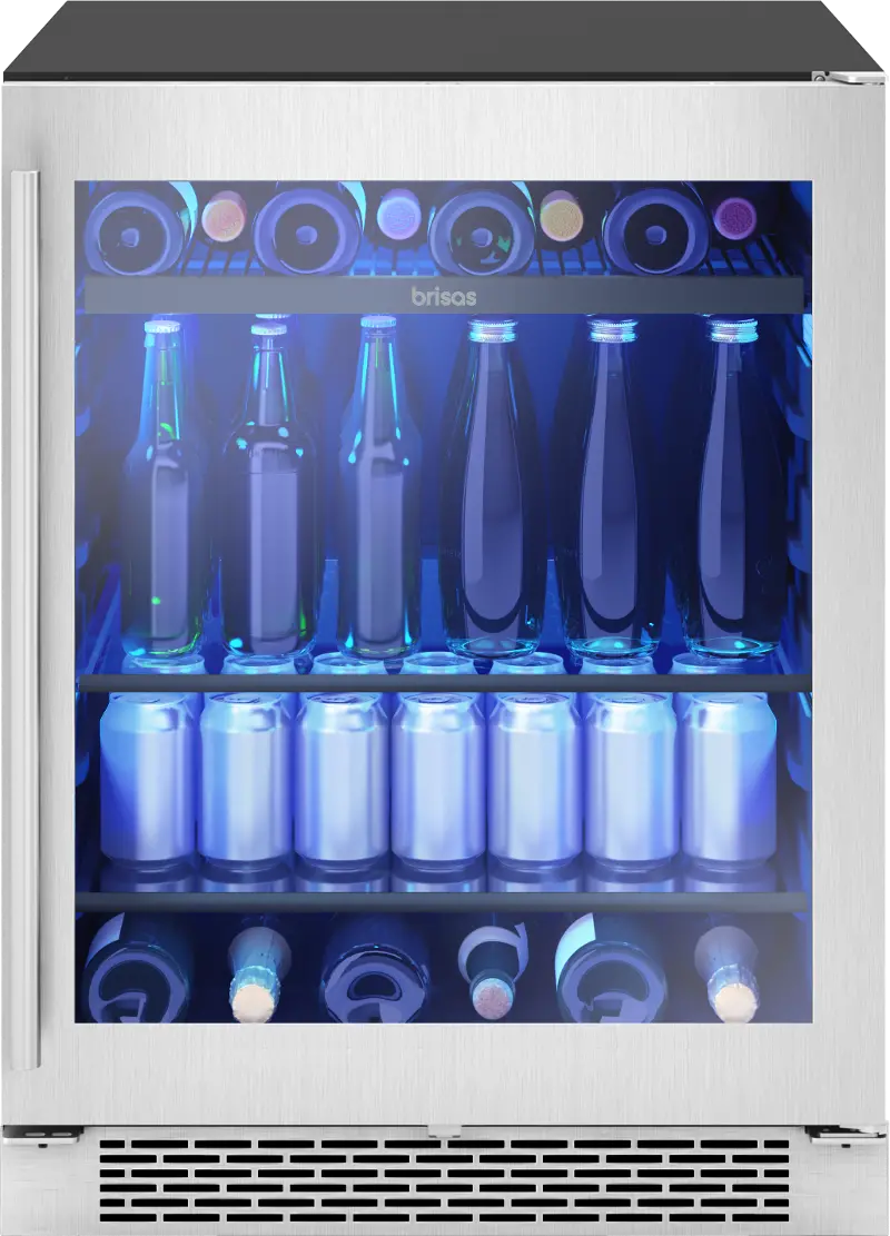 Zephyr Brisas ADA Single Zone Beverage Cooler - Stainless Steel