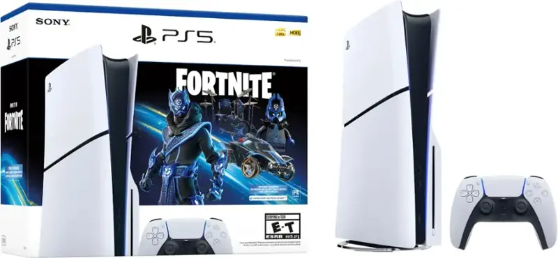 PlayStation 5 Slim Console Fortnite Cobalt Star Bundle