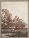 Calm Horizon II Text Framed Art