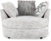 Beaumont Light Gray Swivel Accent Chair