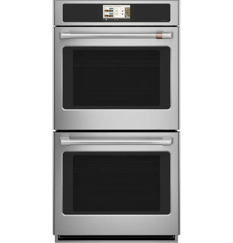 GE Cafe 10 Cu Ft Electric Double Wall Oven - Stainless Steel