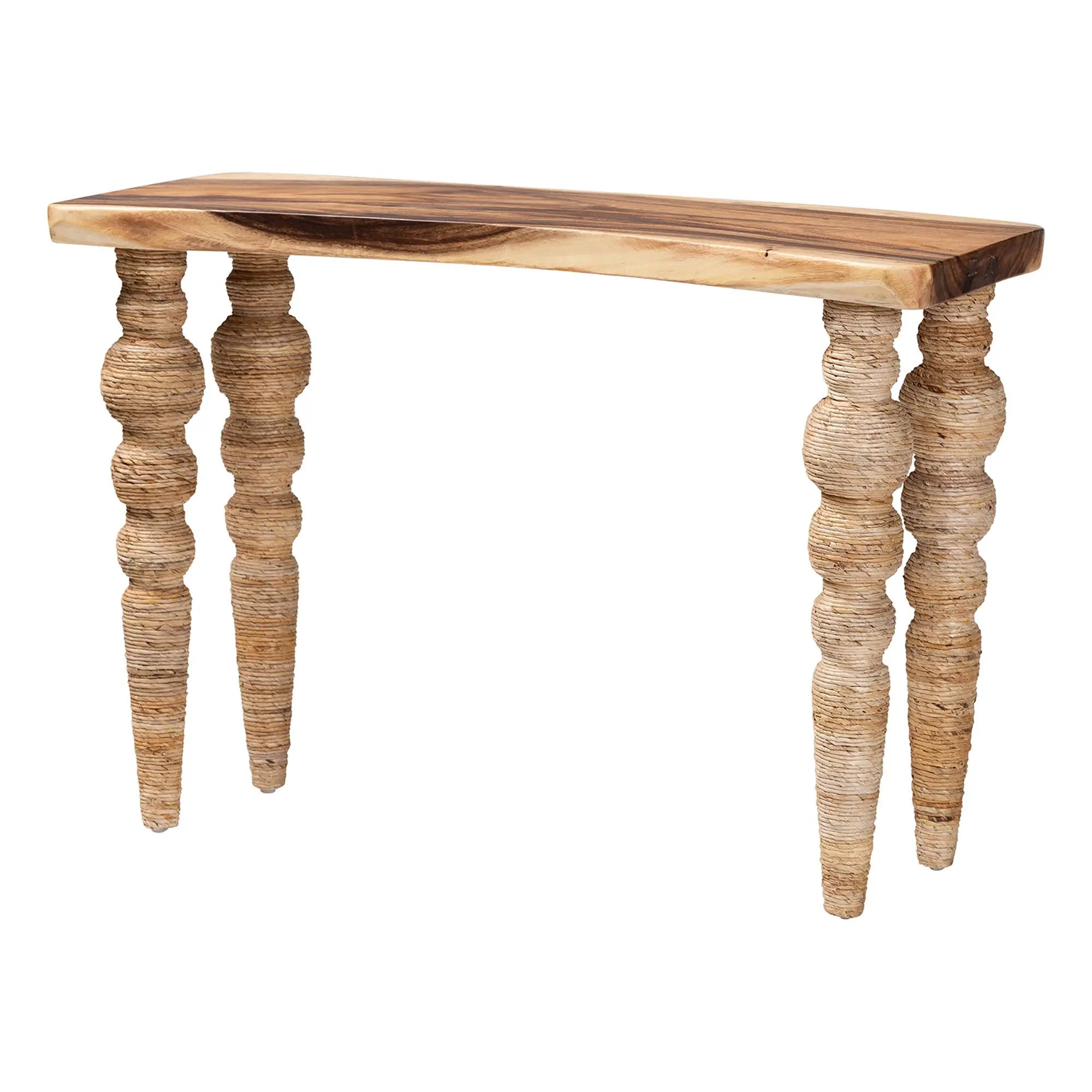 269-14669-RCW bali & pari Nasnan Teak Wood Console Table-1