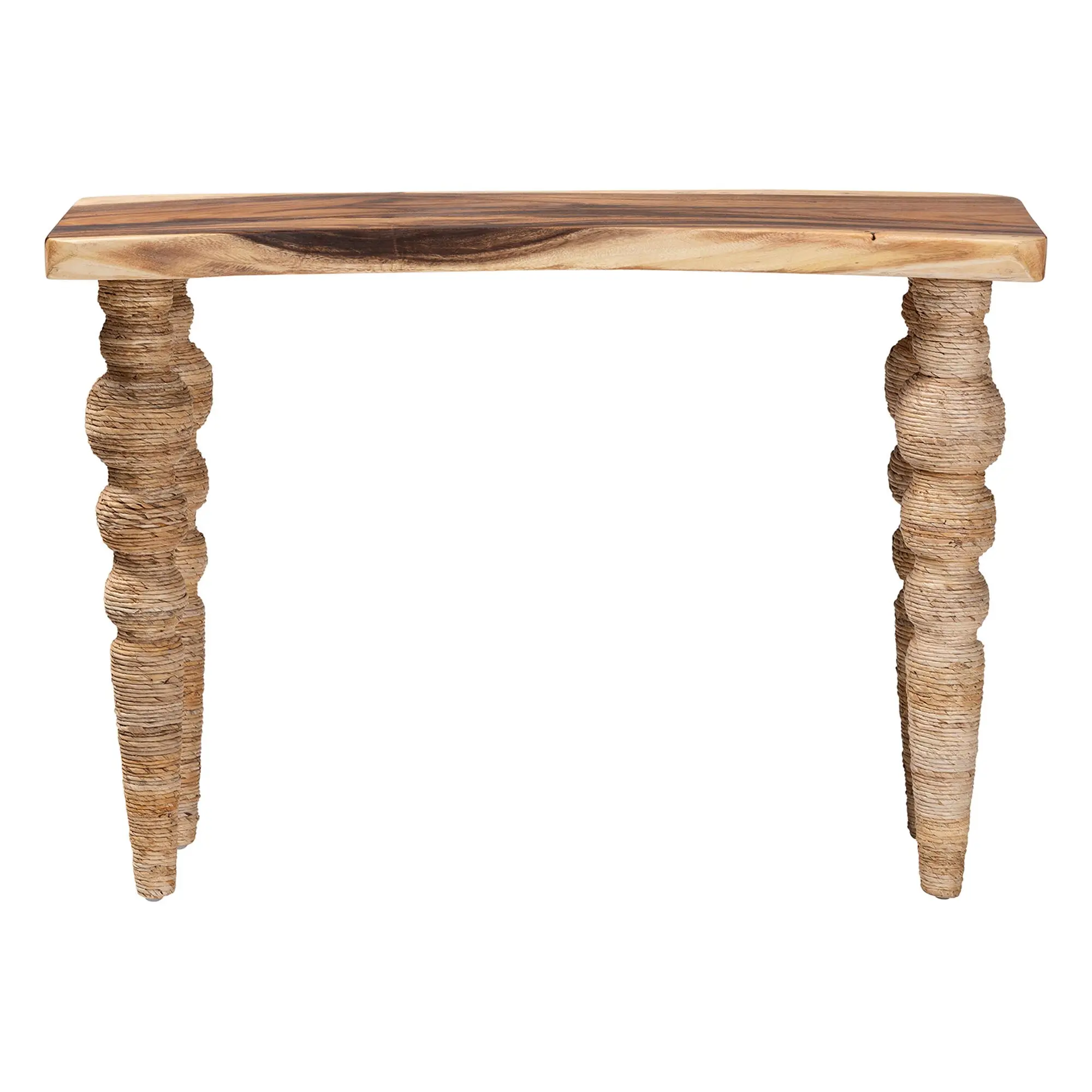 269-14669-RCW bali & pari Nasnan Teak Wood Console Table-4