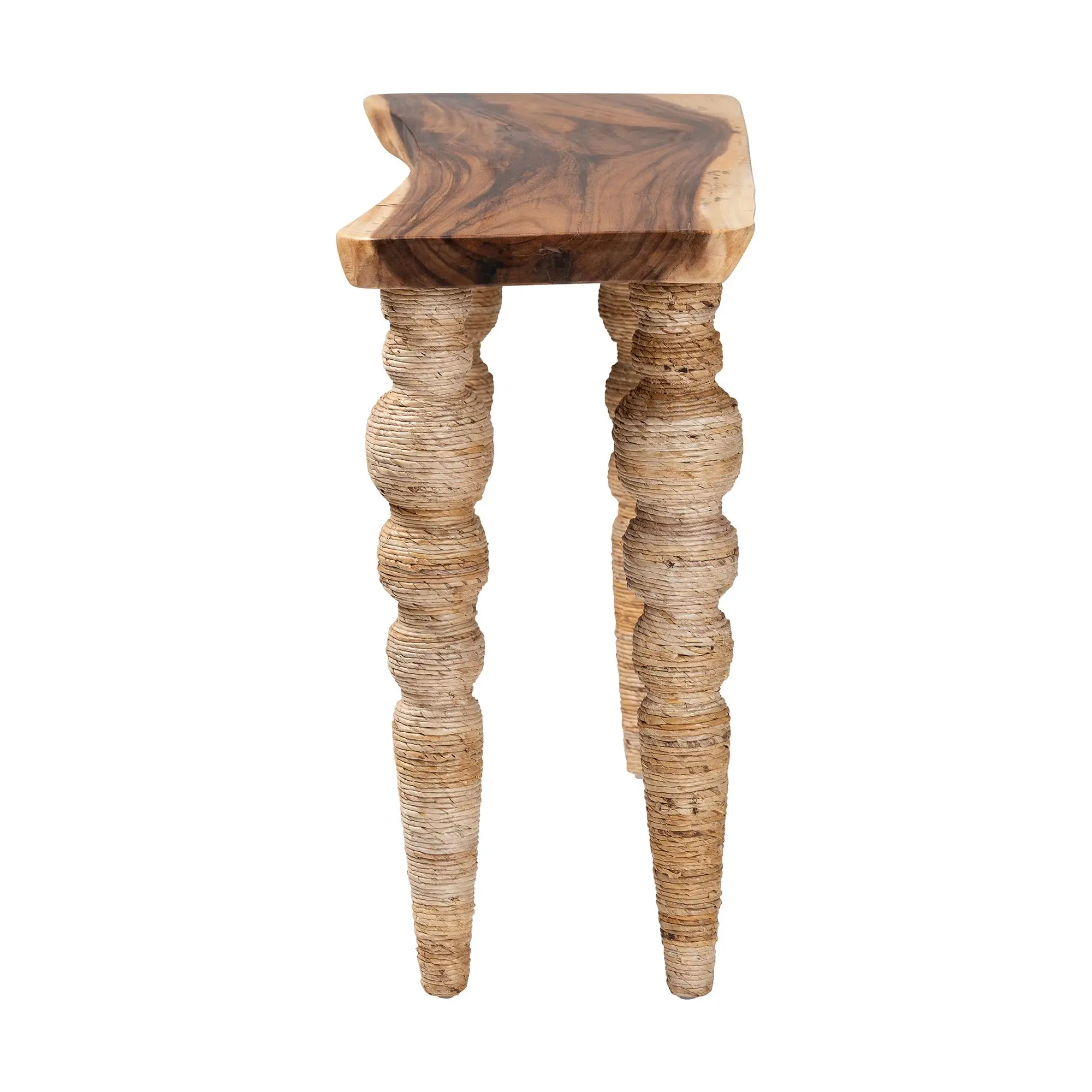 269-14669-RCW bali & pari Nasnan Teak Wood Console Table-5