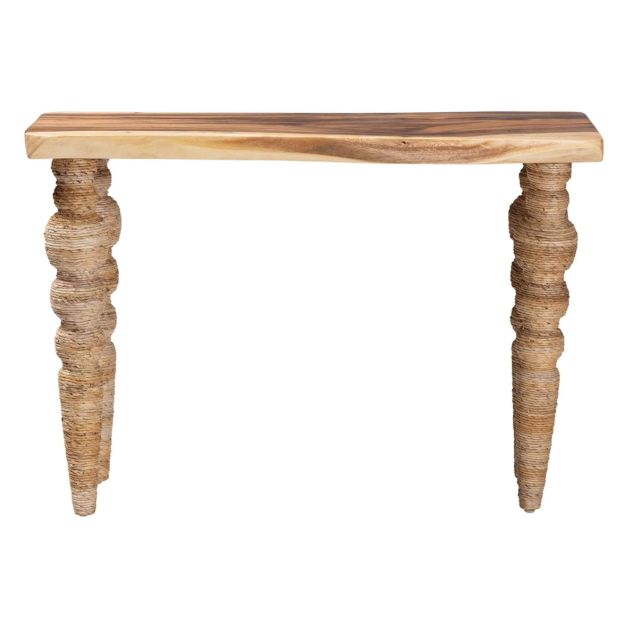 269-14669-RCW bali & pari Nasnan Teak Wood Console Table-6