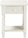 267-14625-RCW Raynera White End Table
