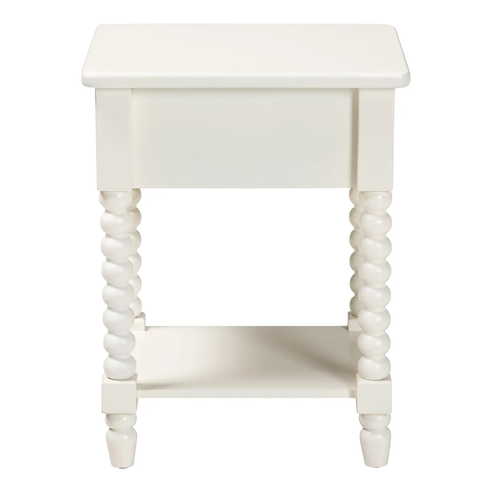 267-14625-RCW Raynera White End Table-8