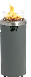 EmberCore Gray Patio Fire Tower