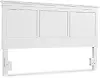 Nuna White Full-Panel Queen Headboard