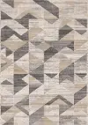 K731-0252 160230 Luca 5 x 8 Grey and Beige Geometric Area Rug