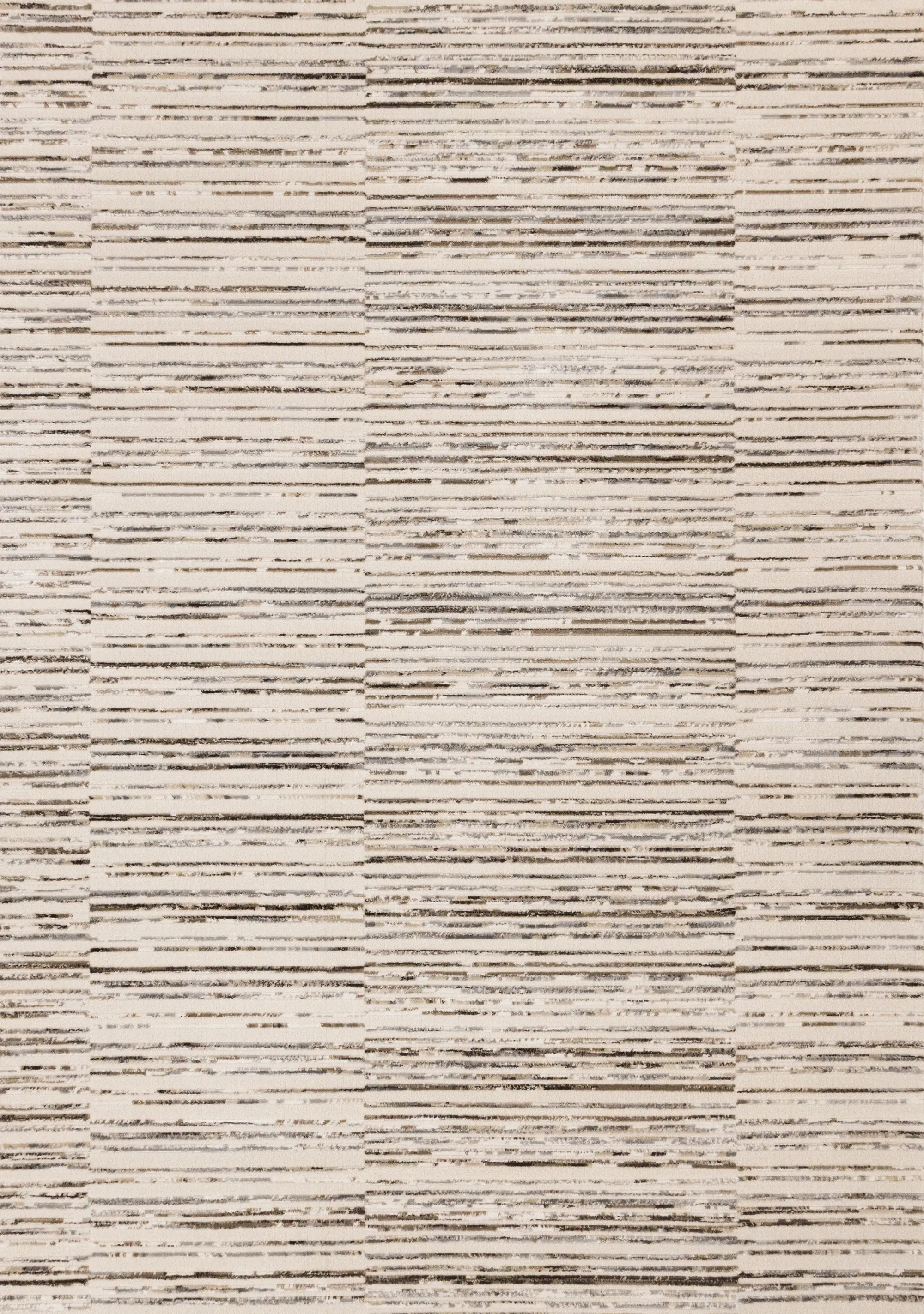 K717-9252 240320 Luca 8 x 10 White and Gray Striped Area Rug-1
