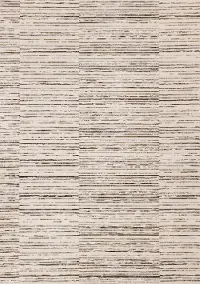 K717-9252 240320 Luca 8 x 10 White and Gray Striped Area Rug