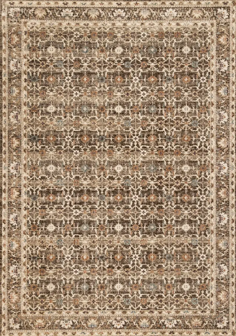 Zoe 8 x 10 Brown Area Rug