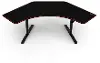 ARENA-ANGELO-BK-M Arozzi Arena Angelo Black and Red Corner Gaming Desk