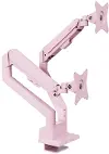 AZ-ALZARE-NEO-DUO-PNK Arozzi Alzare Neo Duo Gas Spring Monitor Stand - Pink