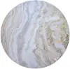 AZ-ZONA-PAD-WTM Arozzi Zona White Marble Round Floor Pad
