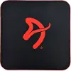 AZ-ZONA-QTRO-BKRD Arozzi Zona Black and Red Square Floor Pad