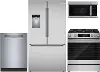 BOSC-4PC-S/S-ELE-HGF3050-PKG Bosch 300 Series 4 Piece Gas Appliance Package - Stainless Steel