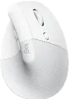 Logitech Lift Vertical Ergonomic Mouse in Off-White