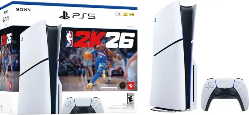 PlayStation 5 Slim Console NBA 2K26 Bundle