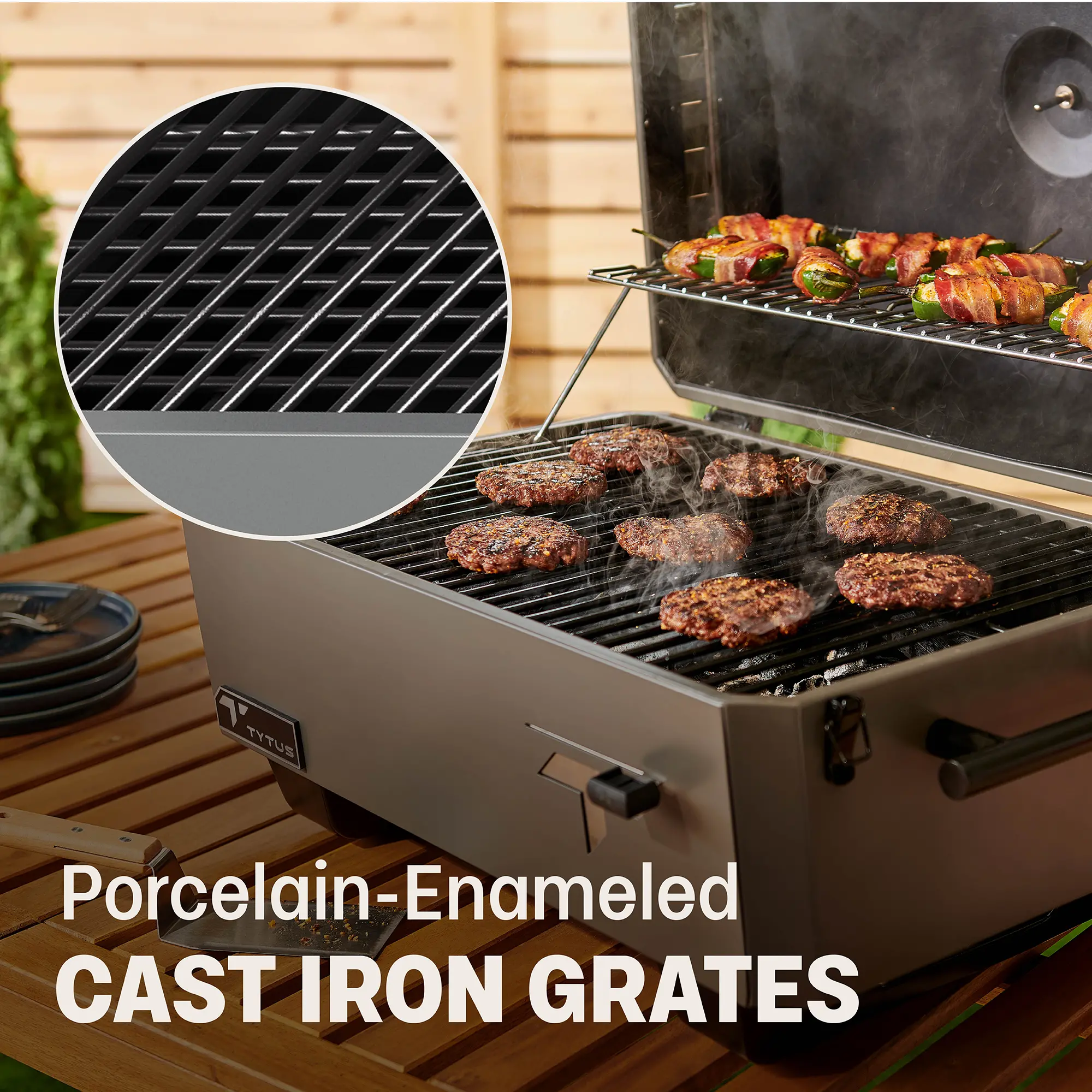 TDT-GHS-CHAR Tytus Emberwood Charcoal Grill-12