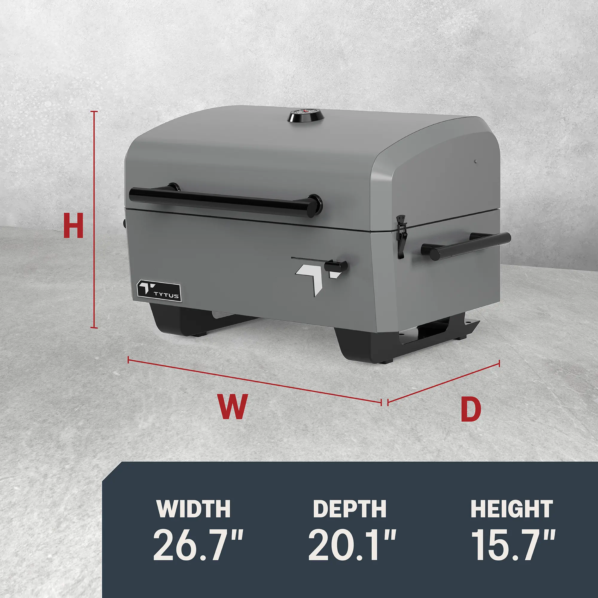 TDT-GHS-CHAR Tytus Emberwood Charcoal Grill-3