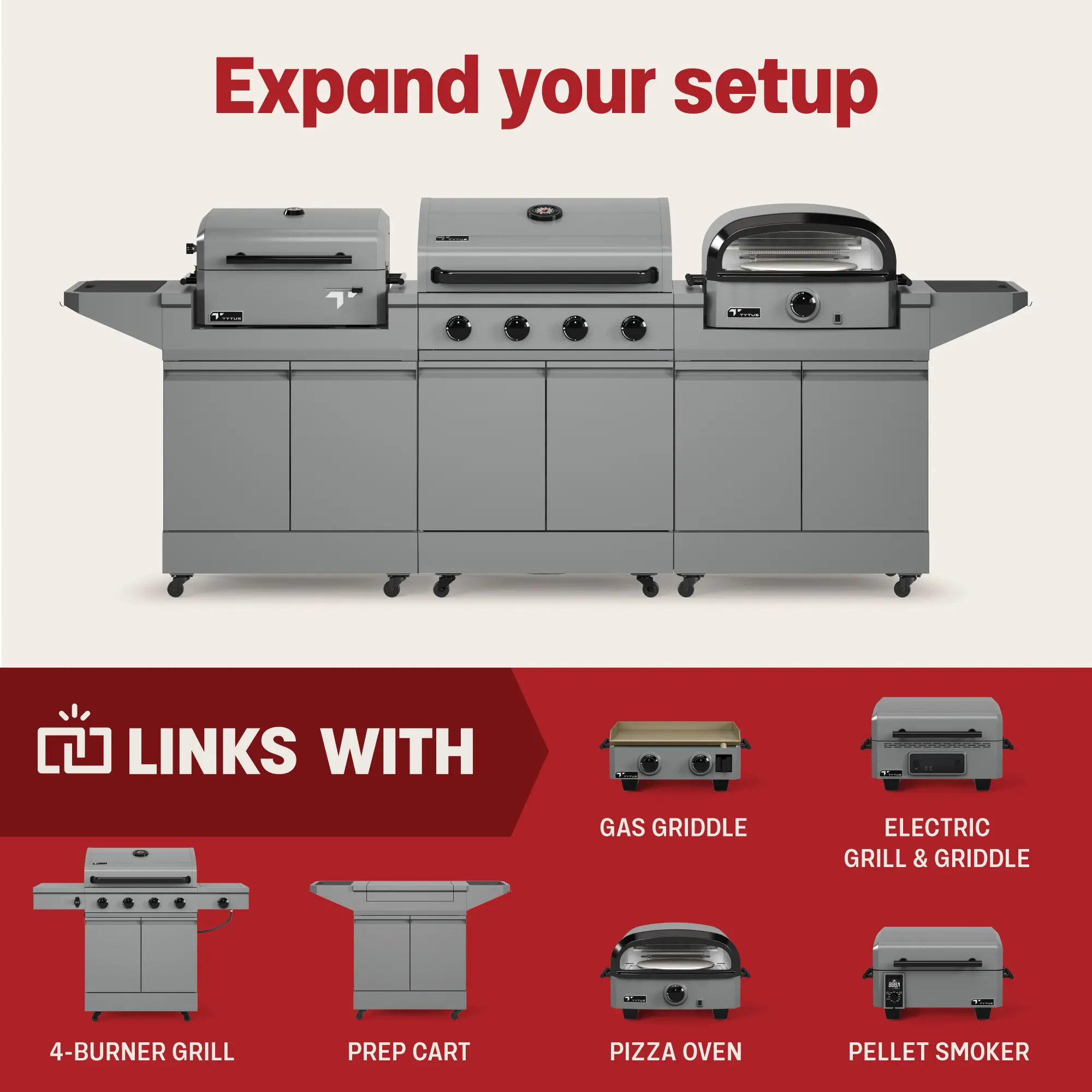 TDT-GHS-CHAR Tytus Emberwood Charcoal Grill-9