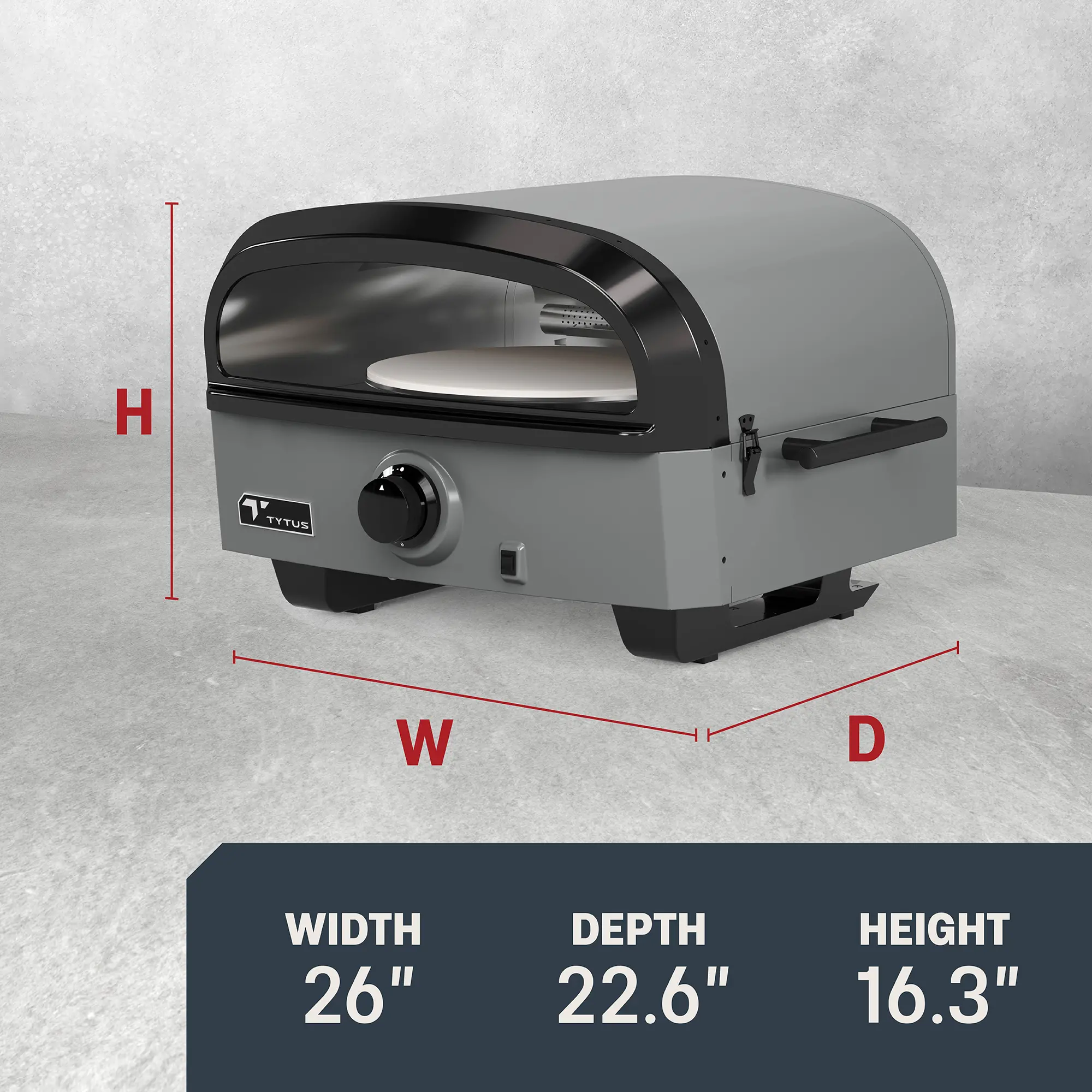 TDT-GHS-GPZA Tytus Emberwood Pizza Oven-3