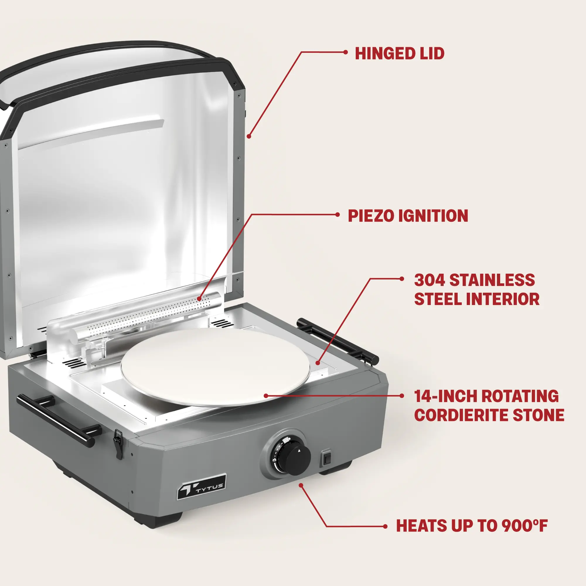 TDT-GHS-GPZA Tytus Emberwood Pizza Oven-8