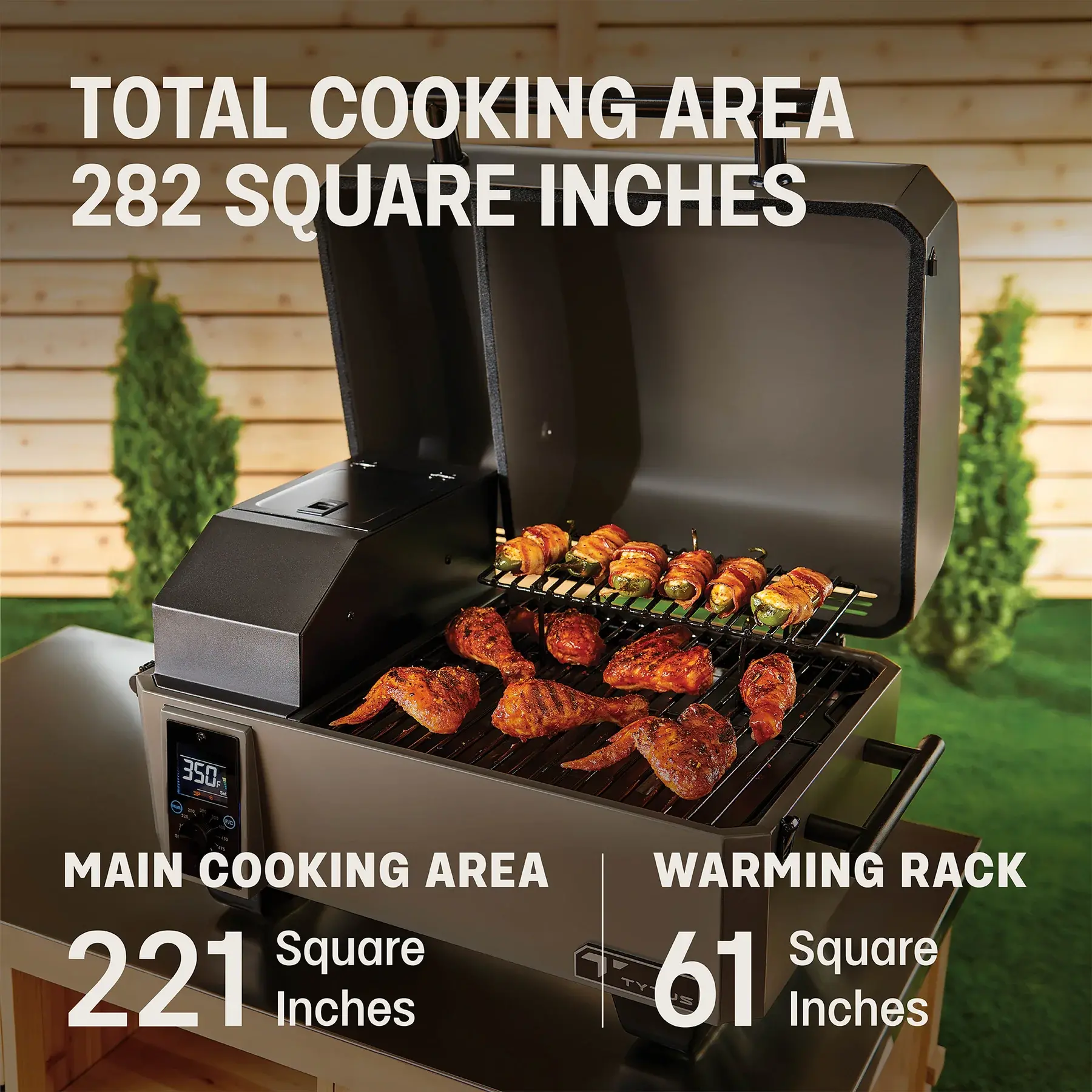 TDT-DUO-SMOK Tytus Modular Duo Grill with Pellet Smoker-10