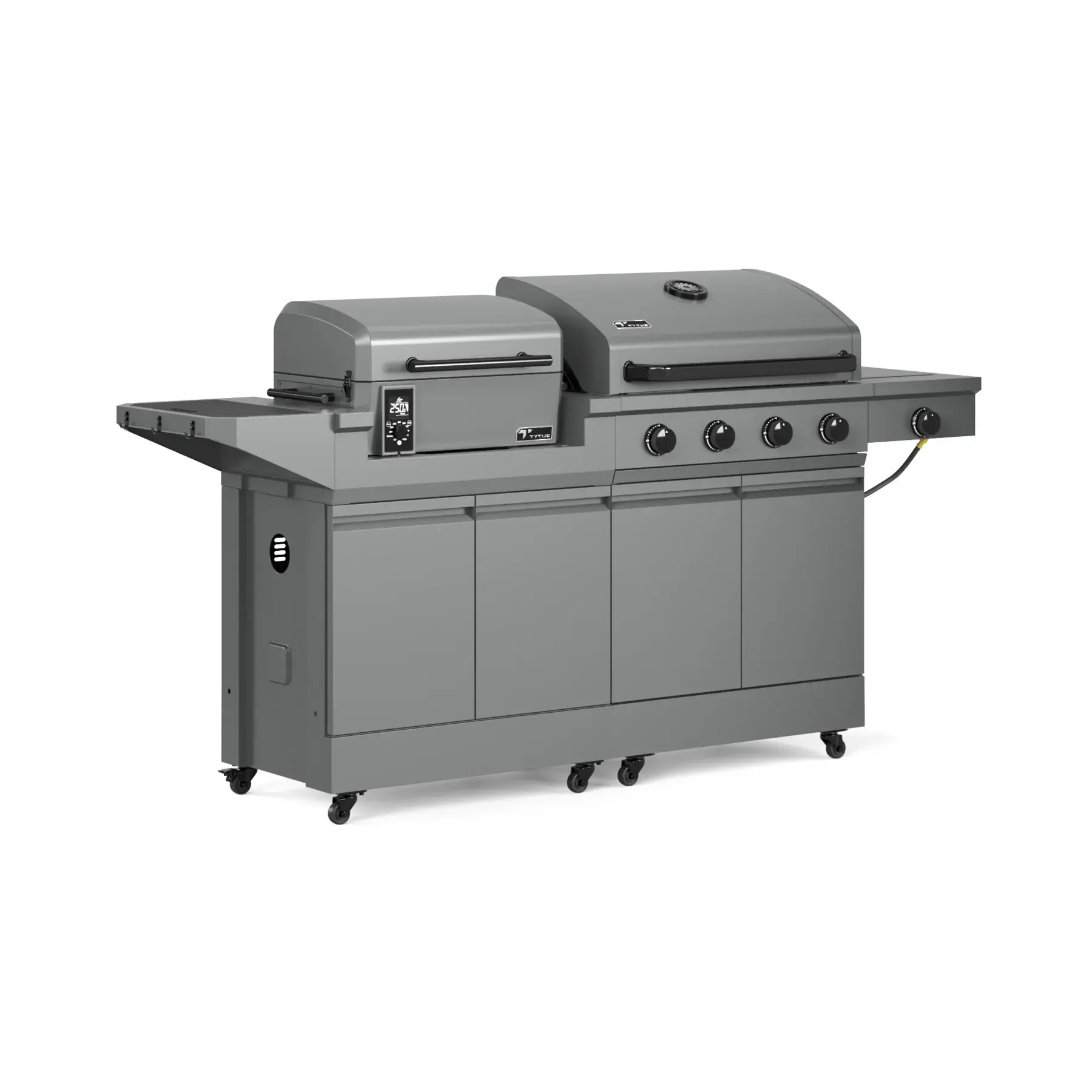 TDT-DUO-SMOK Tytus Modular Duo Grill with Pellet Smoker-5