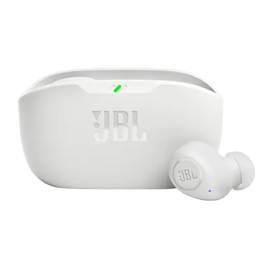 JBLVBUDS2WHTAM JBL Vibe Buds 2 Noise Cancelling Earbuds - White-1