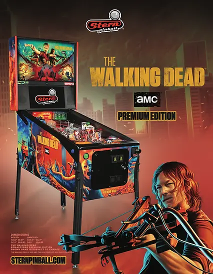 500-55AN-11 Stern Pinball The Walking Dead Remastered Premium Pinball Machine-11