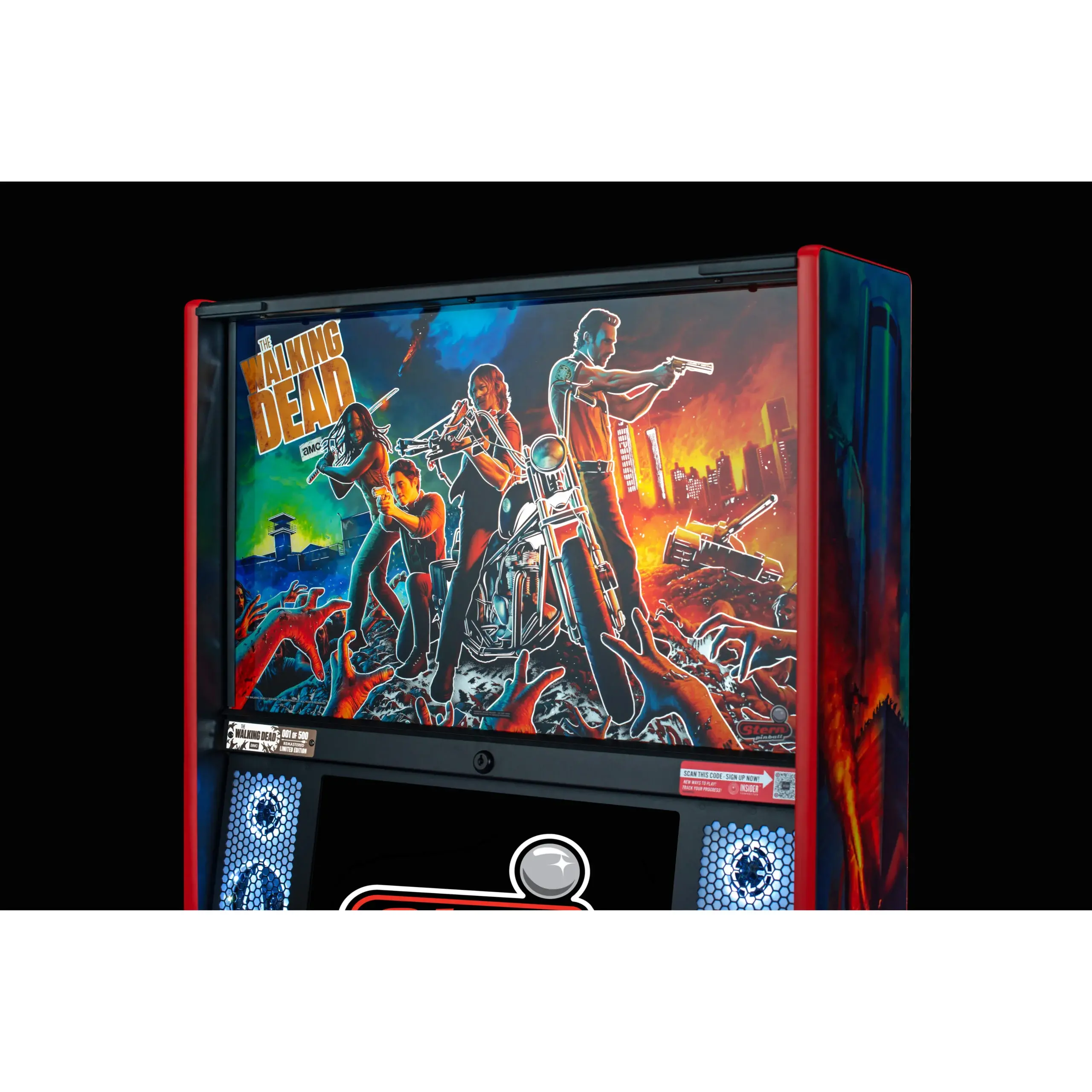 500-55AM-11 Stern Pinball The Walking Dead Remastered Limited Pinball Machine-6