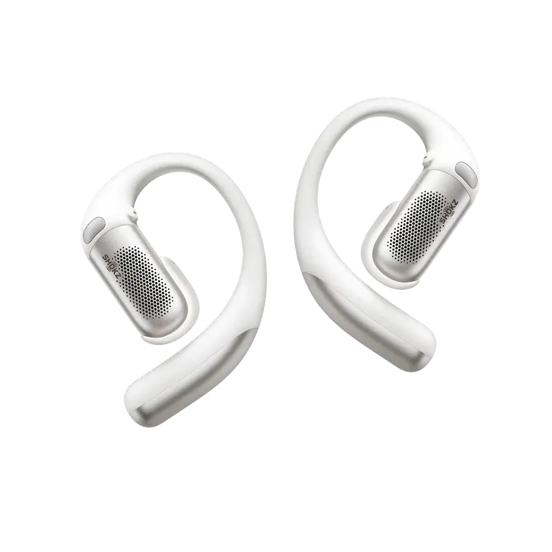 Shokz OpenFit Pro Open Ear True Wireless Active Noise Reduction Earbuds - White