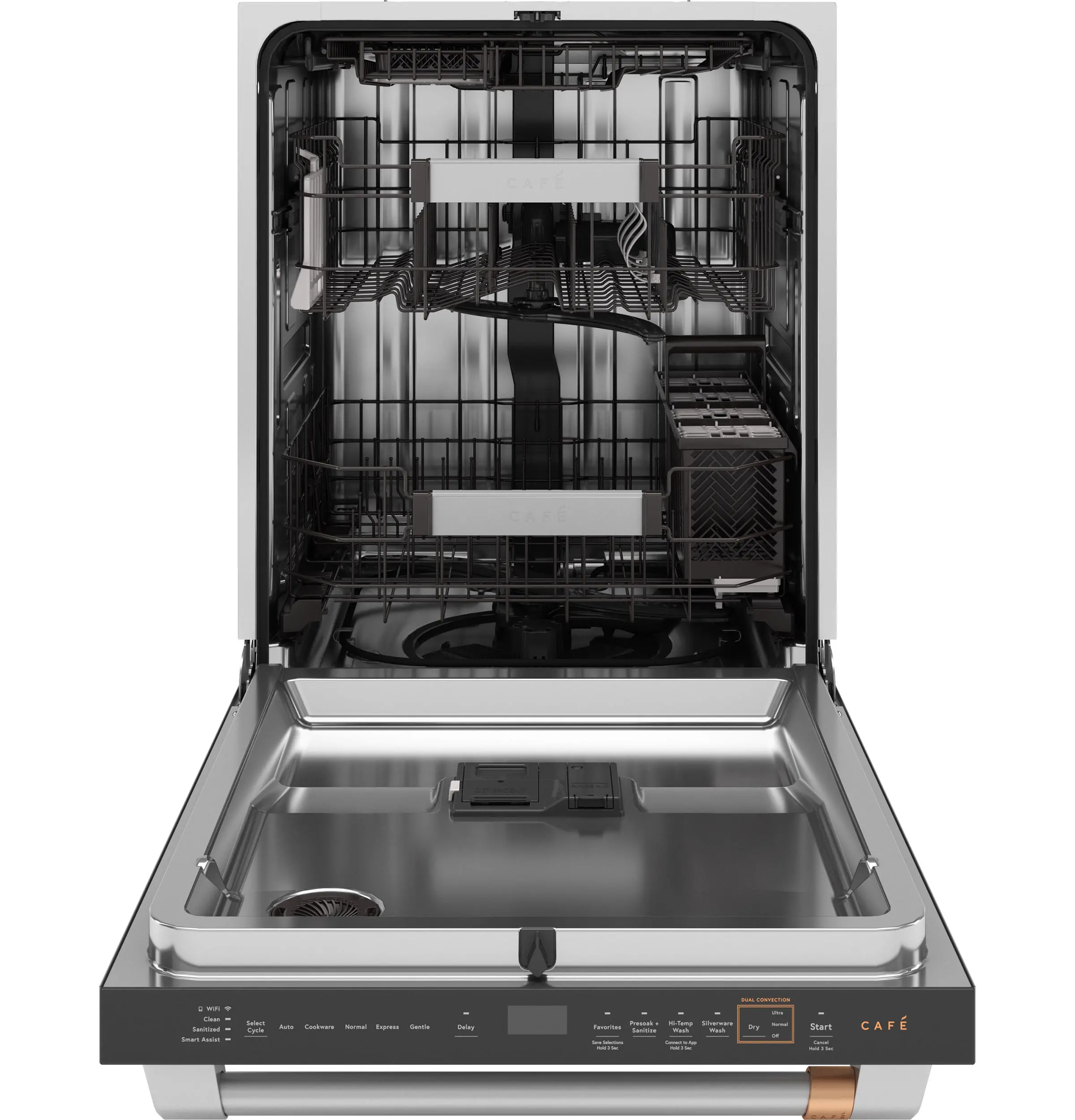 CDT858P2VS1 GE Cafe 24  Top Control Dishwasher - Stainless Steel-10