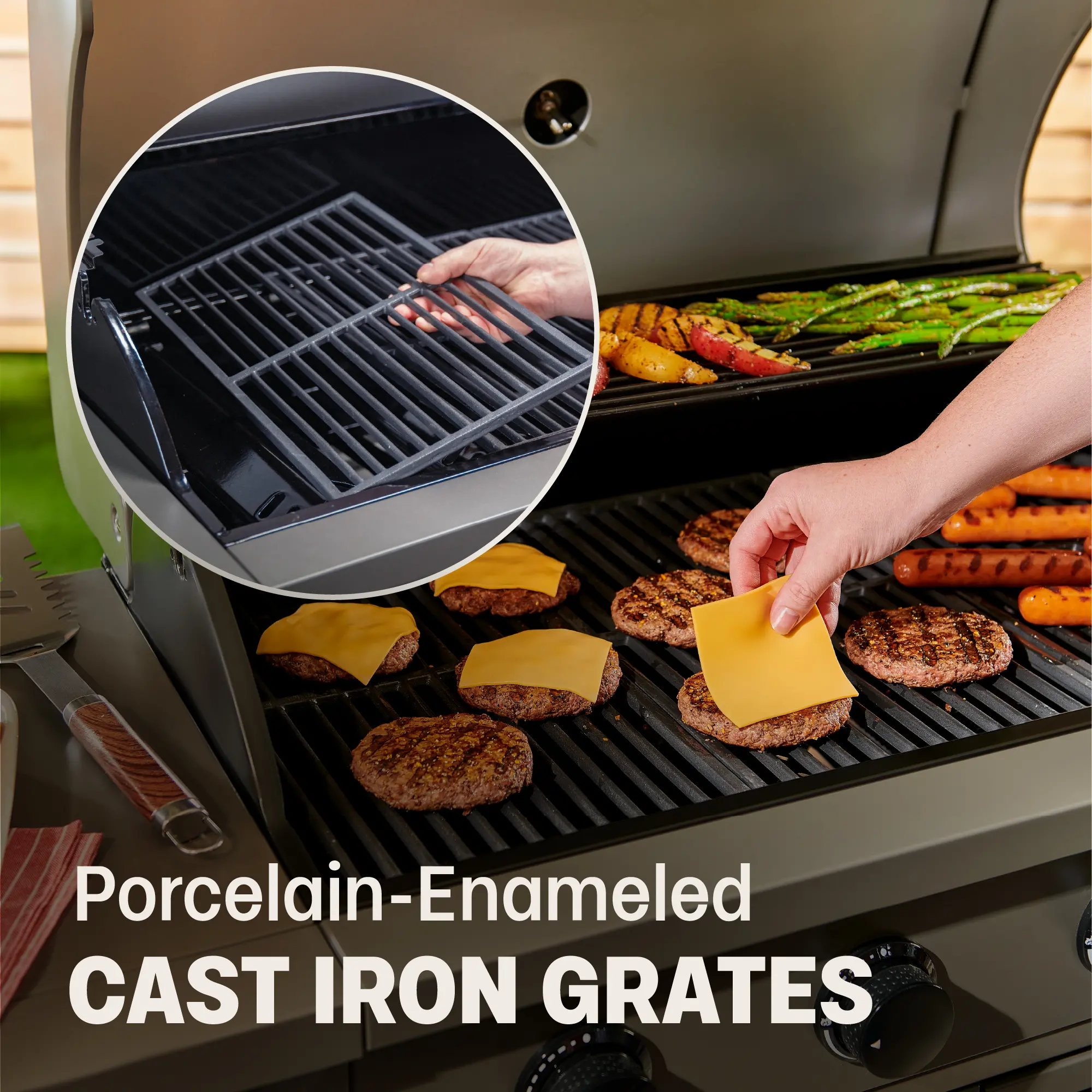 TDT-021-0102 Tytus Fresno 5-Burner Liquid Propane Grill - Gunmetal and Shadow Stone-11