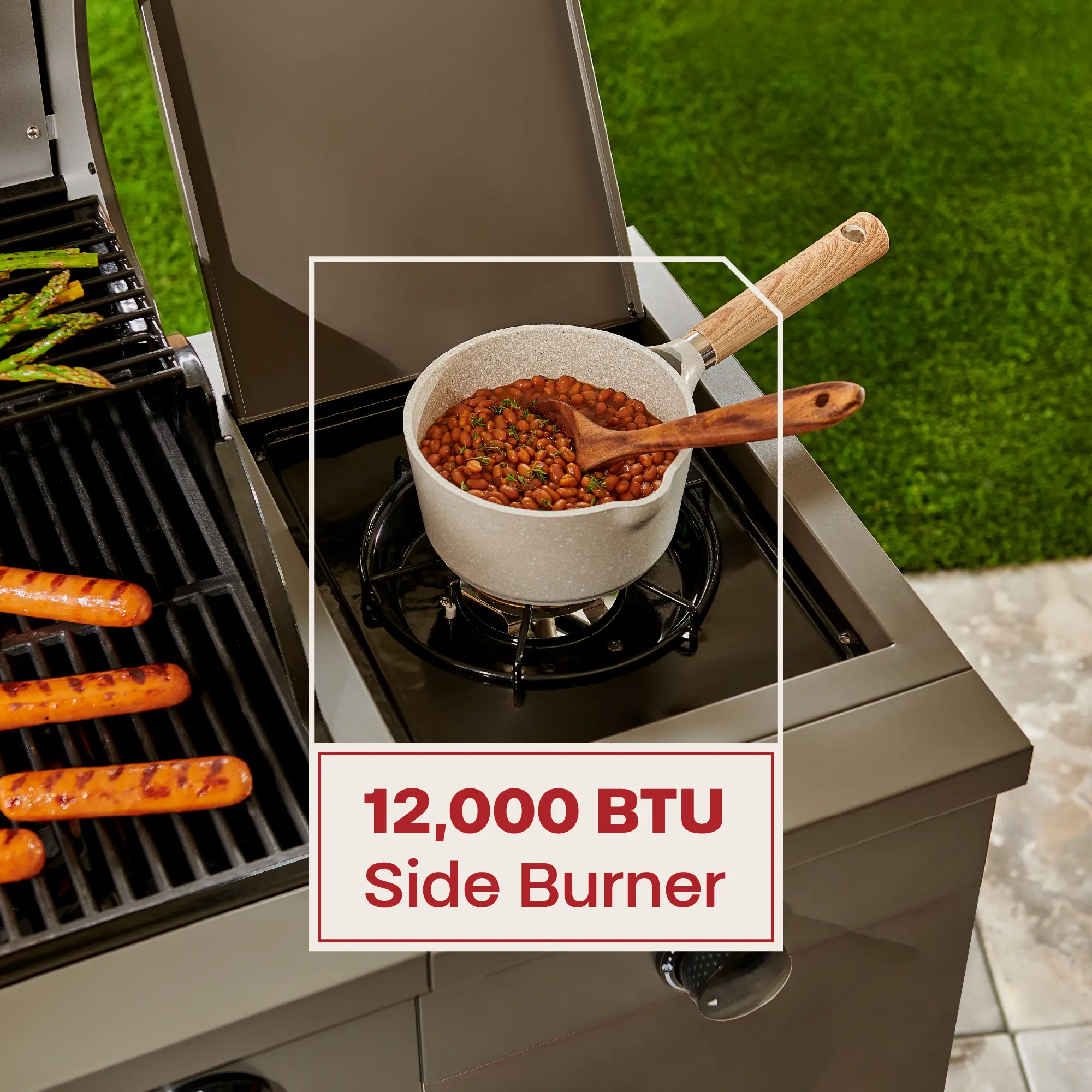 TDT-021-0102 Tytus Fresno 5-Burner Liquid Propane Grill - Gunmetal and Shadow Stone-14